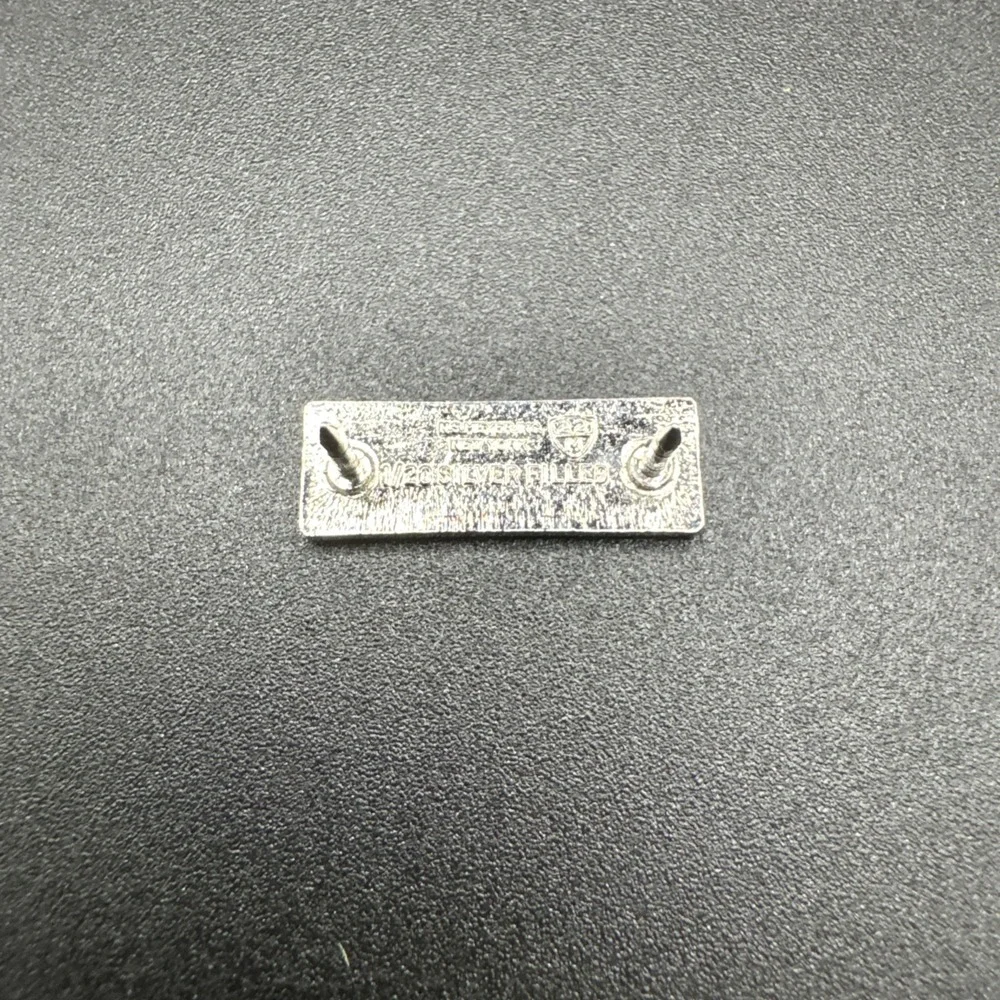 Vintage Silver Filled US‎ Military Bar Pin